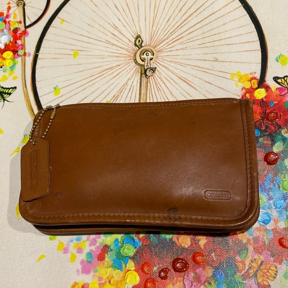 Coach 7165 Zip Utility Pouch Wallet Cosmetic Chunky Case Clutch. - Picture 1 of 10
